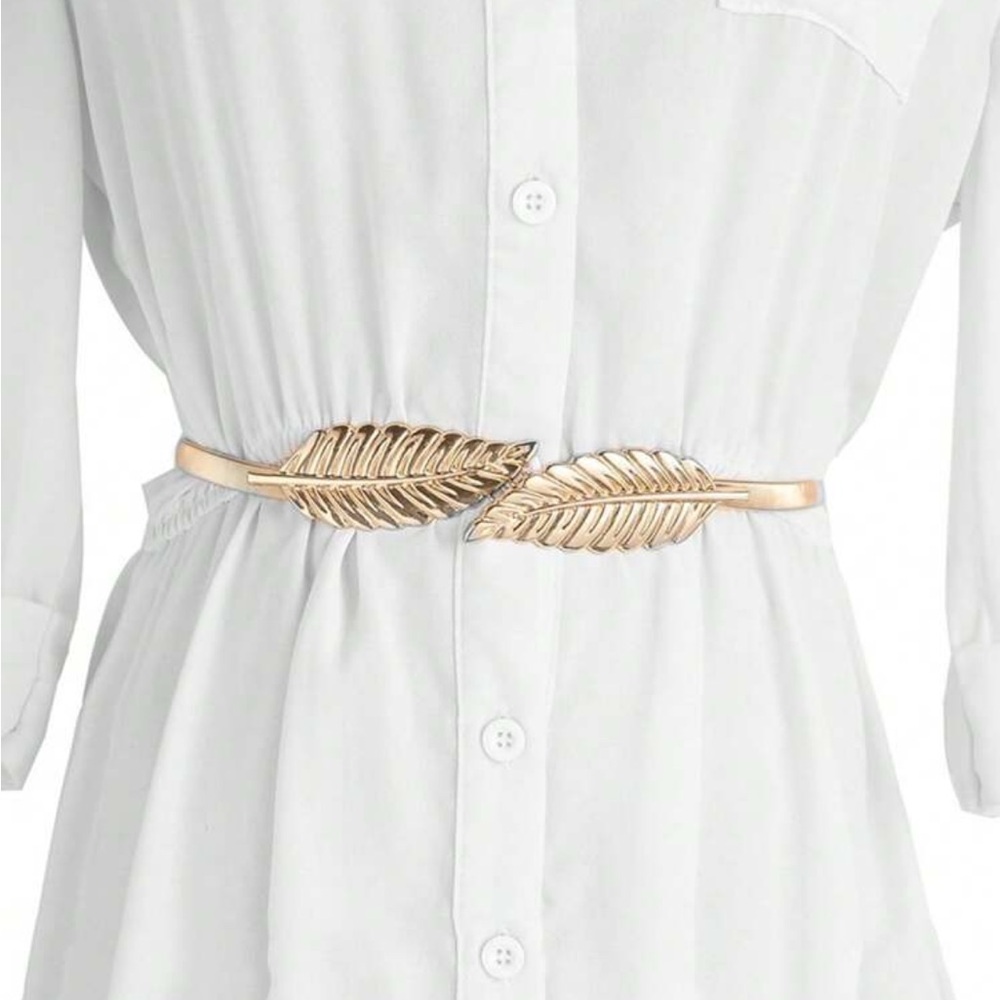 Gold Leaf Belt for Women